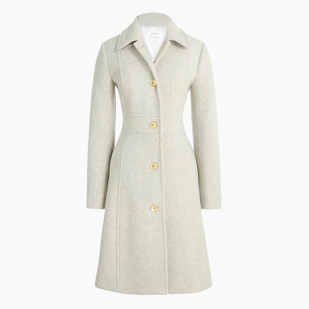 J. Crew Wool-Blend Lady Coat NWT